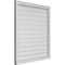 Ekena Millwork Vertical Surface Mount PVC Gable Vent: Functional, w/ 2"W x 2"P Brickmould Sill Frame, 34"W x 38"H GVPVE34X3803SF - alternate 2
